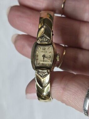Gruen Women's Gold-Tone Precision Vintage Bracelet Watch